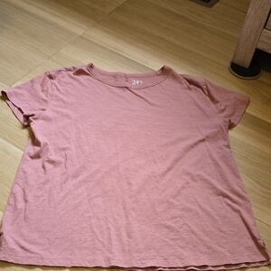 Maurices Women's Short Sleeve Crewneck Tee in Dusty Rose